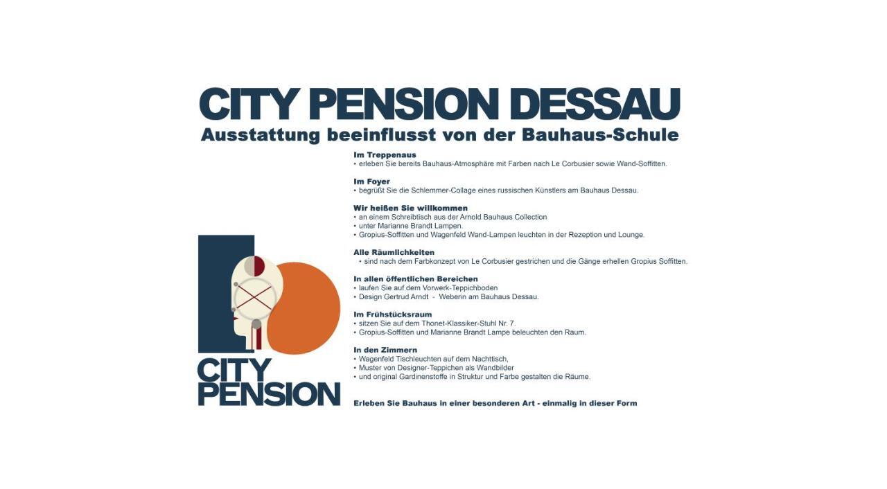 City-Pension Dessau-Rosslau Exteriér fotografie